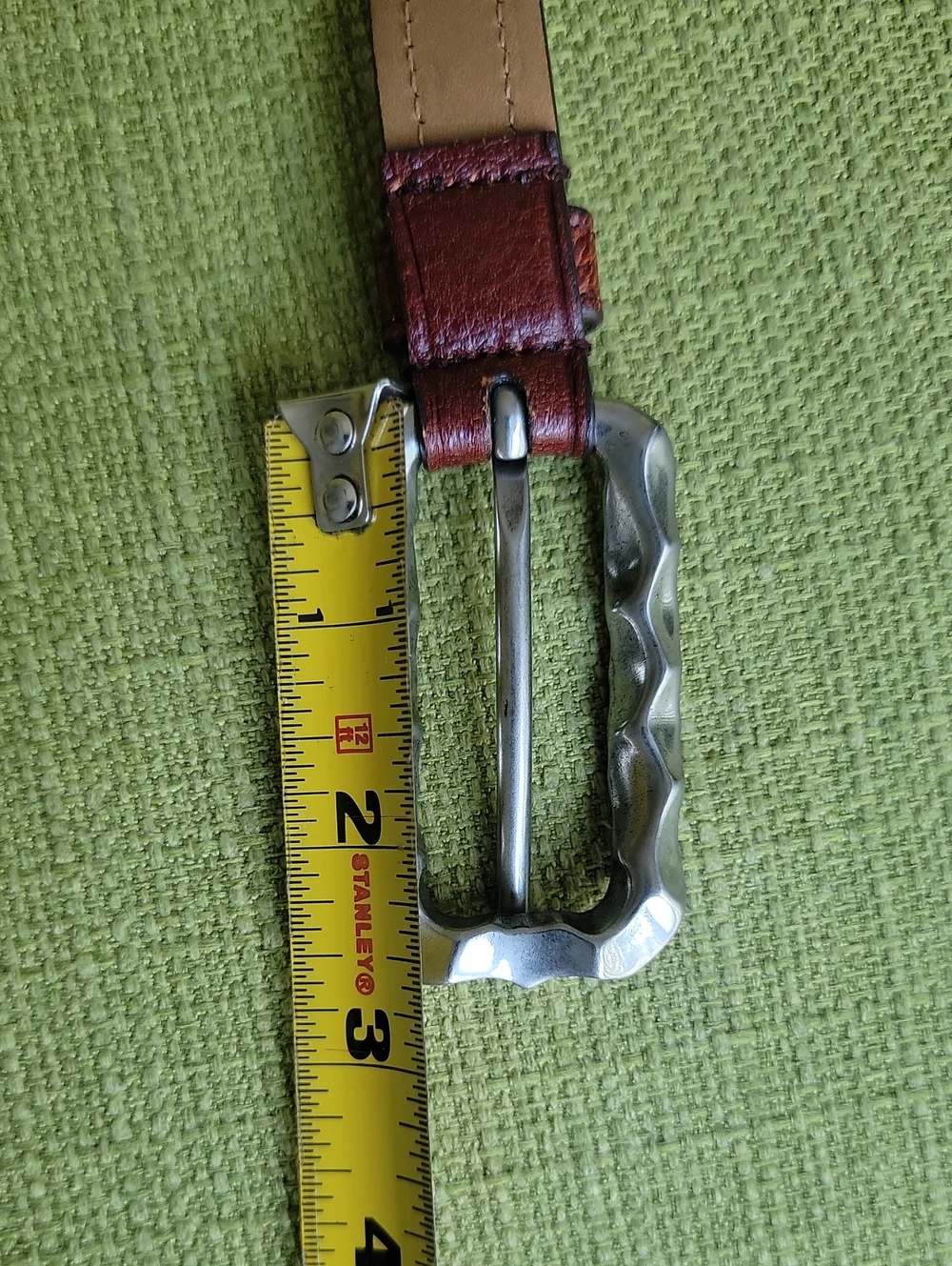 Prada Vintage Women's Leather Belts Silver Buckle